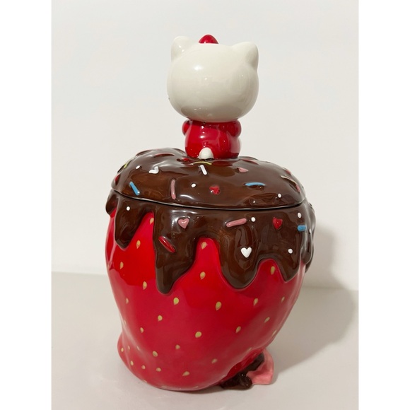 Hello Kitty Chocolate Strawberry Cookie Jar - Picture 3 of 6